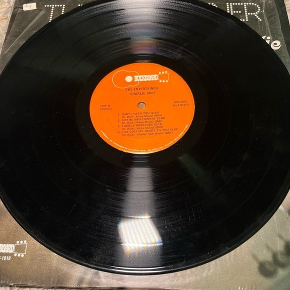 Charlie Rich- The Entertainer- vintage vinyl record from 1975 - Picture 6 of 9